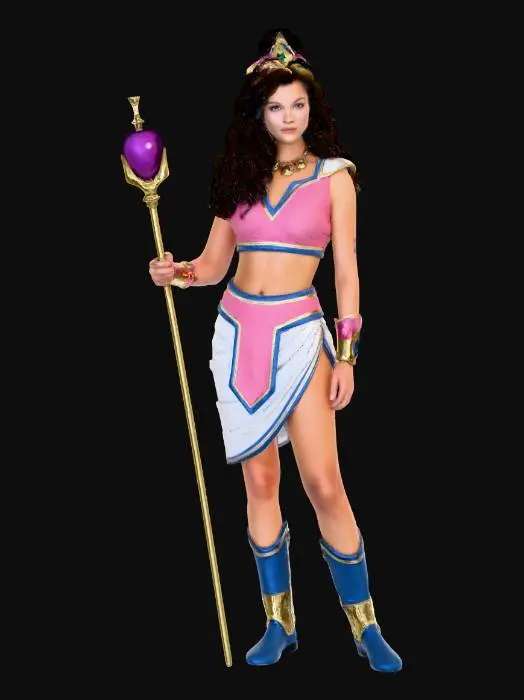 3D model for Video Game Princess