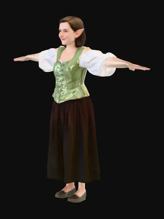 3D model for Renaissance Elf Festival