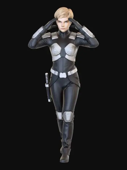 3D model for Telepathic Warrior