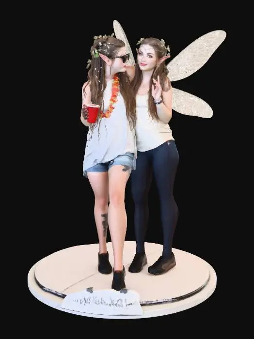 3D model for Fairy Duo
