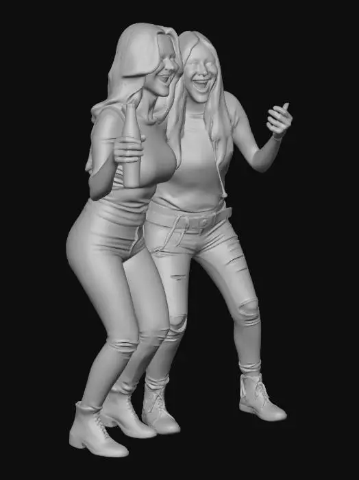 3D model for Best Friends Night Out