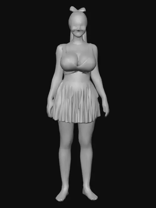 3D model for Blue Ribbon Smile