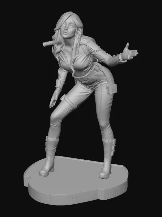 3D model for Crimson Heroine in White