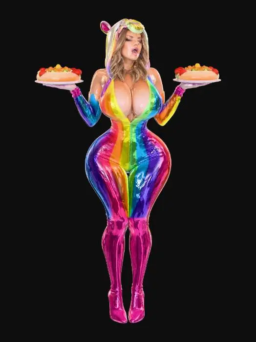 3D model for Rainbow Hotdog Spectacle