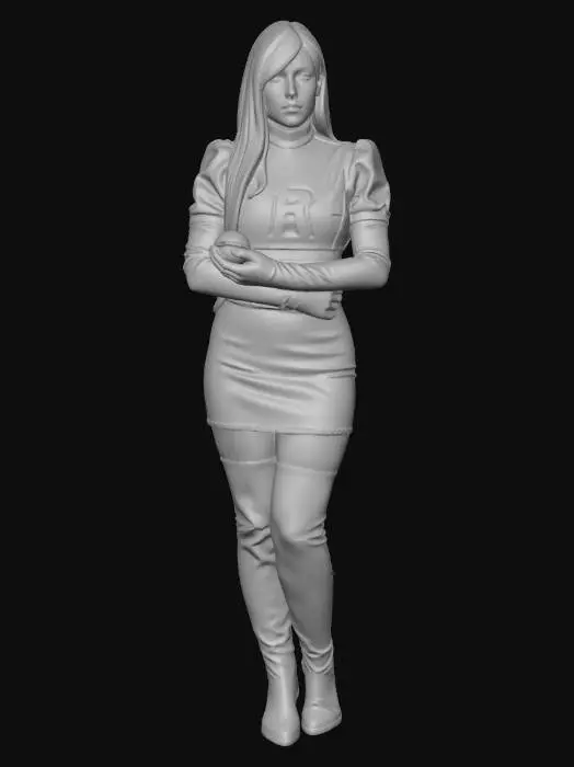 3D model for Jessie from Team Rocket in the Forest