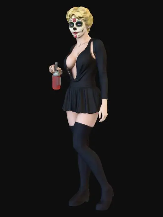 3D model for Sugar Skull Seduction