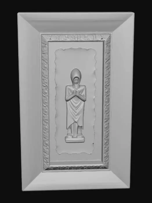 3D model for Relief Figure in an Ornate Frame