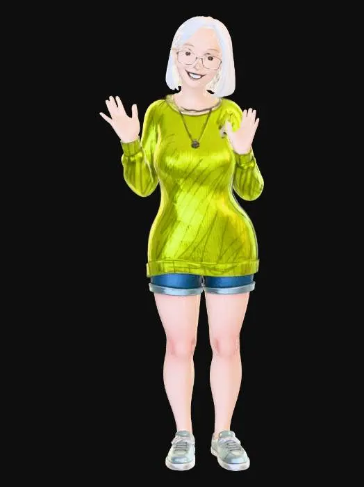 3D model for Cheerful Wave