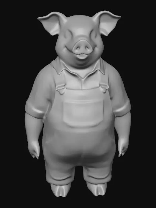 3D model for Pitmaster Pig