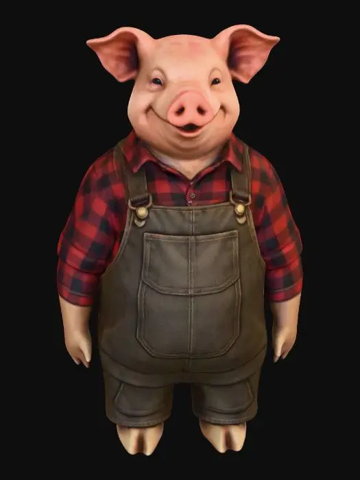 3D model for Pitmaster Pig
