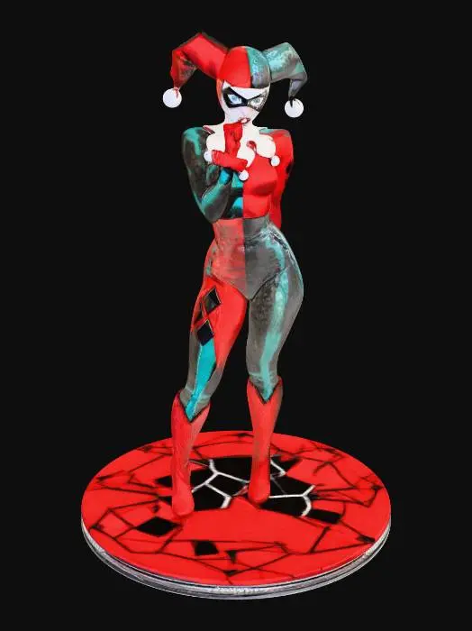 3D model for Harley Quinn Jester of Chaos