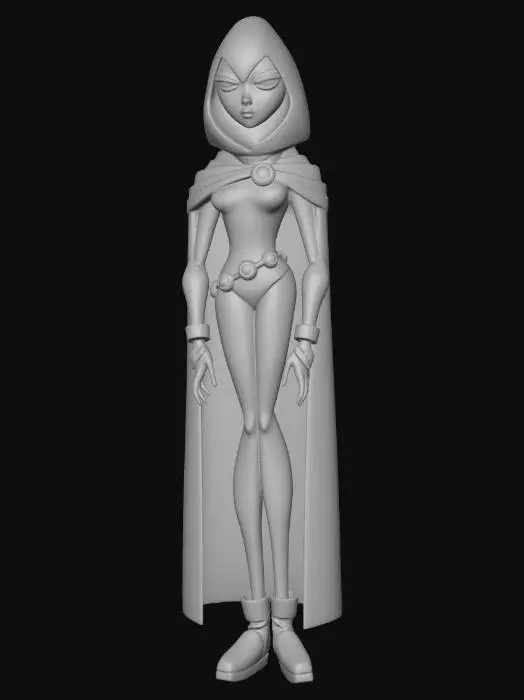 3D model for Midnight Raven