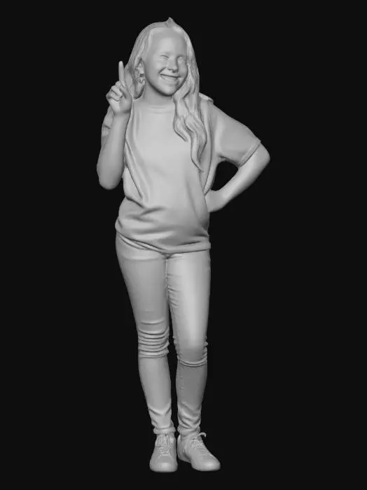 3D model for One Finger Up