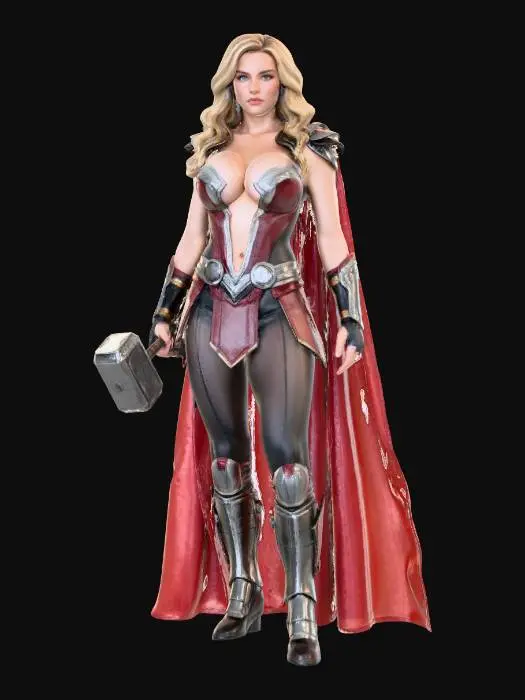 3D model for Crimson Valkyrie