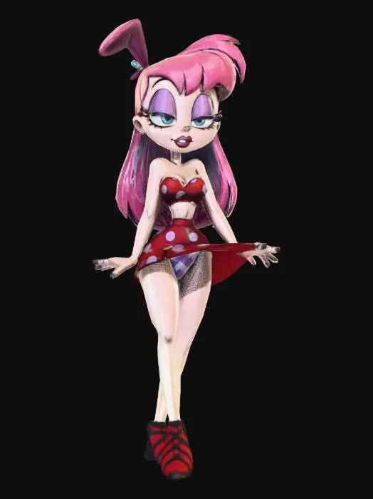 3D model for Polka Dot Bombshell