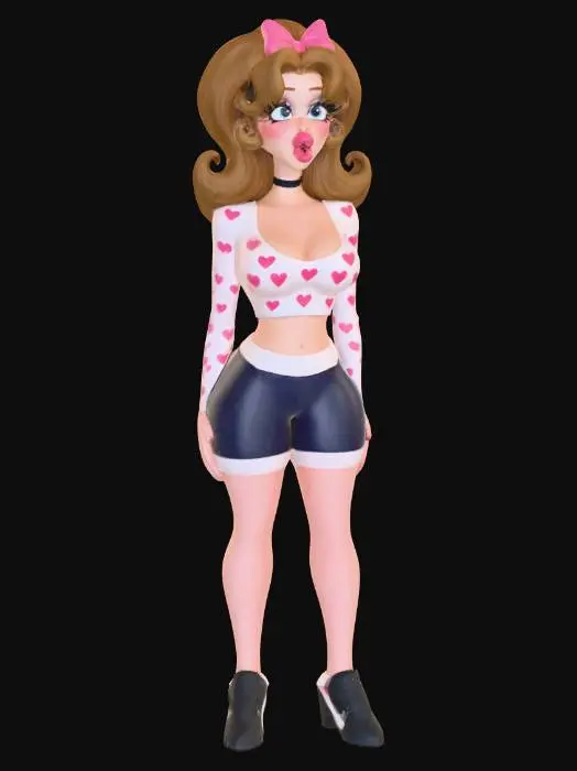 3D model for Kiss of Hearts