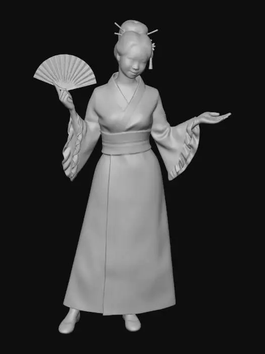 3D model for Sakura Bloom Geisha