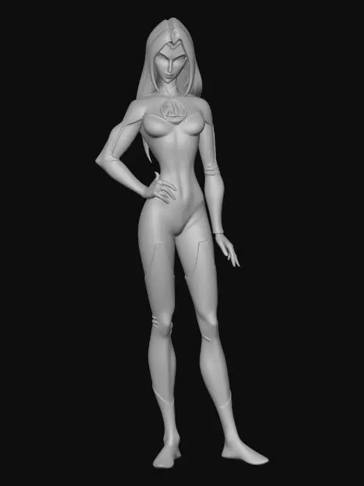 3D model for Fantastic Heroine