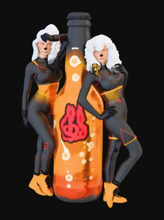 3D model for Genuine Draft Divas