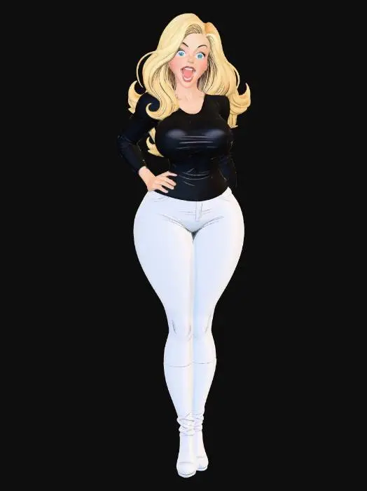 3D model for Shrieking Blonde