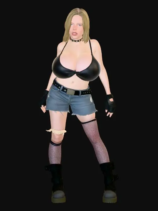 3D model for Leather and Denim Rebel