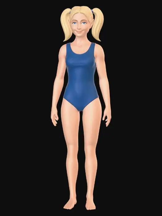 3D model for Sunlit Beach Doll