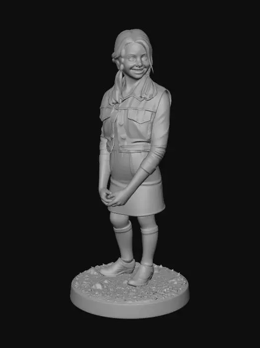 3D model for Little Adventurer in a Red Vest