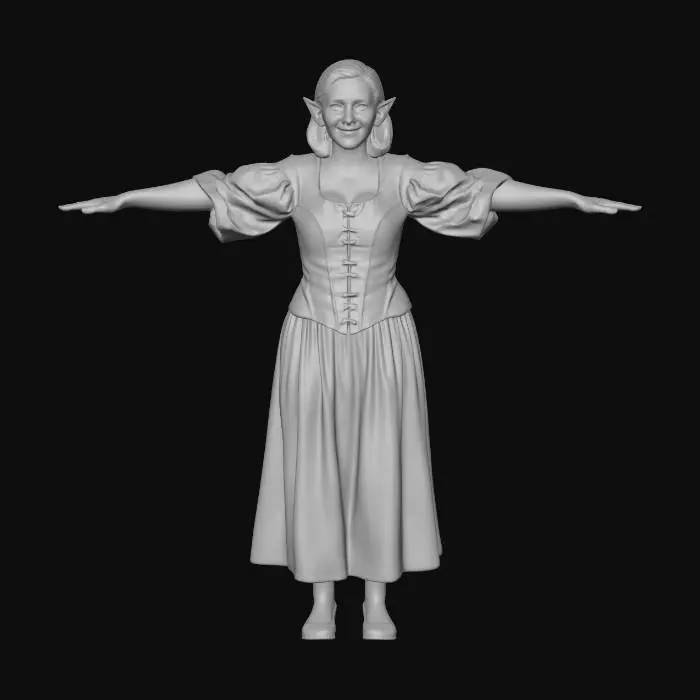 3D model for Renaissance Elf Festival