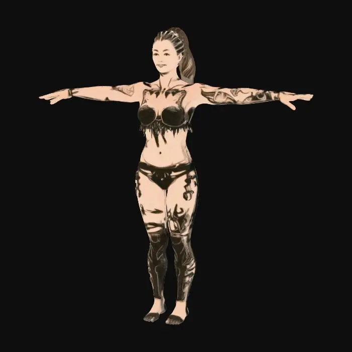 3D model for Inked Venus