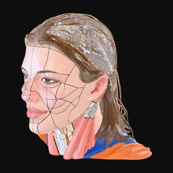 3D model for Face Blueprint