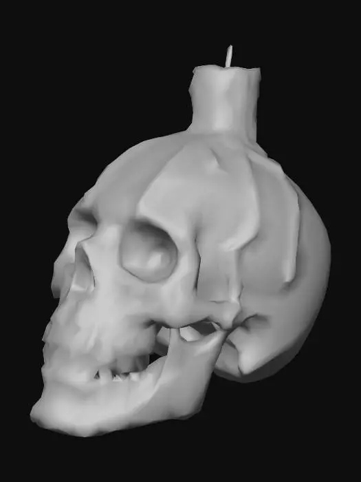 3D model for Skull Candle