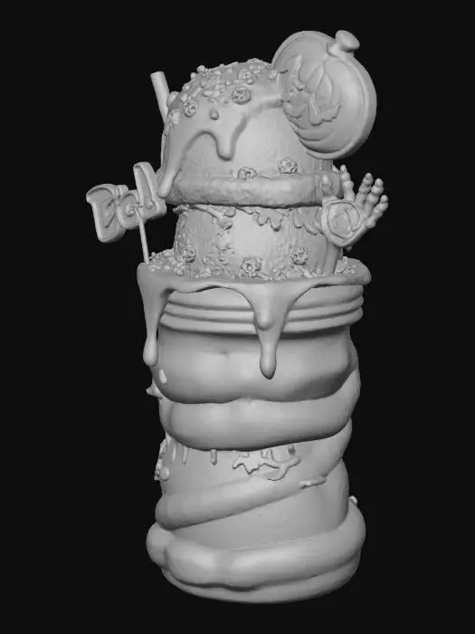 3D model for Halloween Sundae Delight