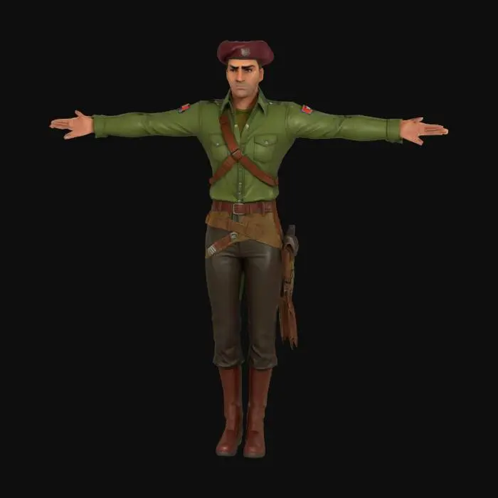 3D model for Pirate Pose