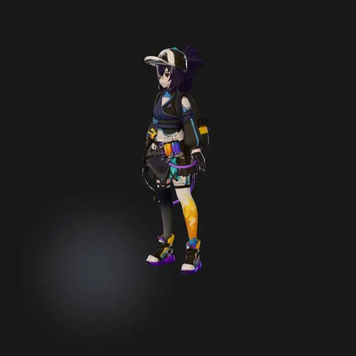 3D model for Splatoon Style