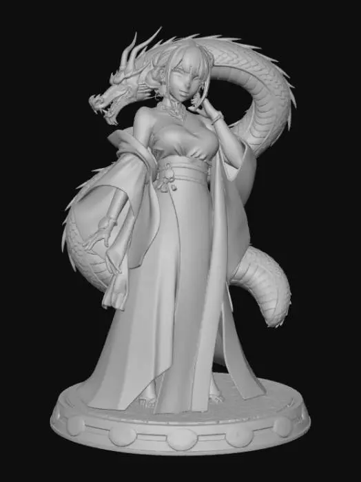 3D model for Dragon maid