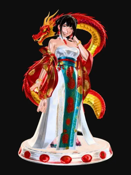 3D model for Dragon maid