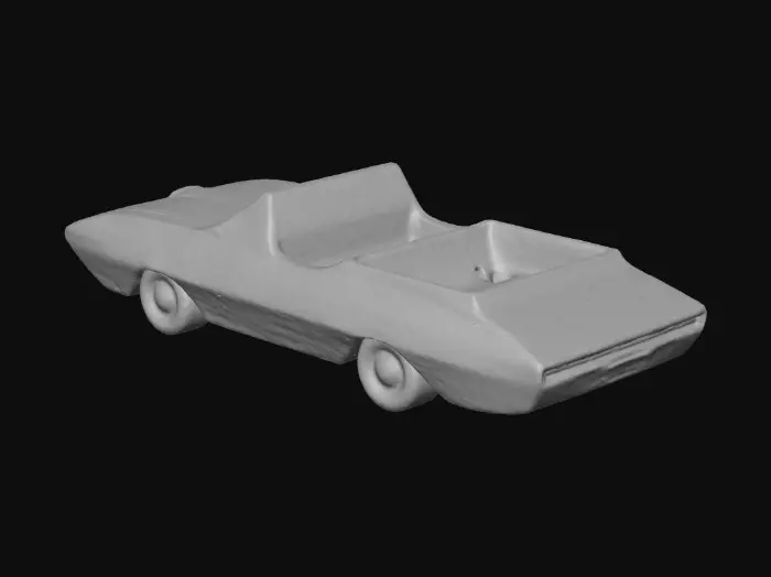 3D model for Yellow Convertible Art