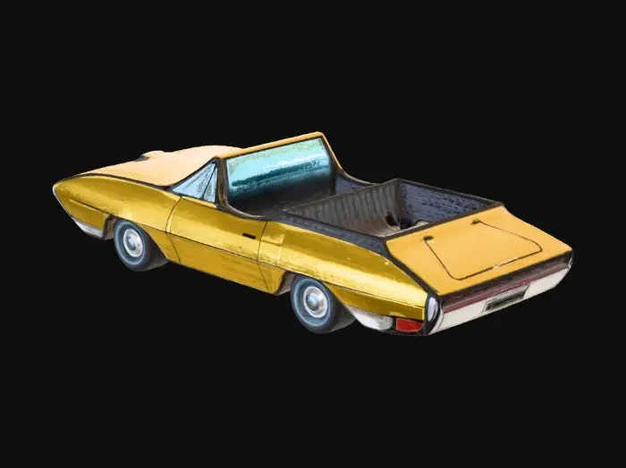 3D model for Yellow Convertible Art