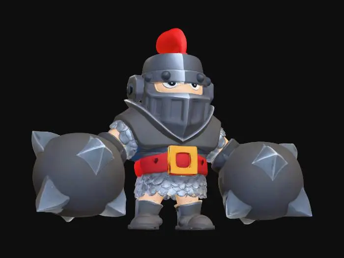 3D model for Knight Brawler