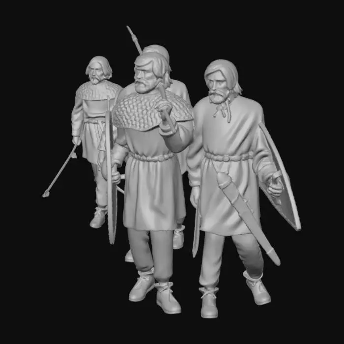 3D model for Shieldbearers at the Palisade