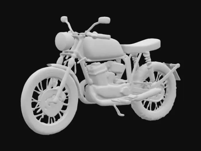 3D model for Vintage Ride Army Green