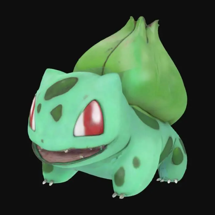 3D model for Bulbasaur