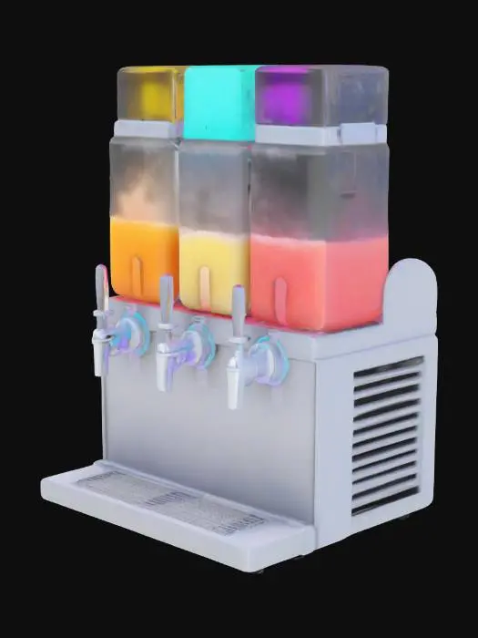 3D model for a slushie machine, unity urp support