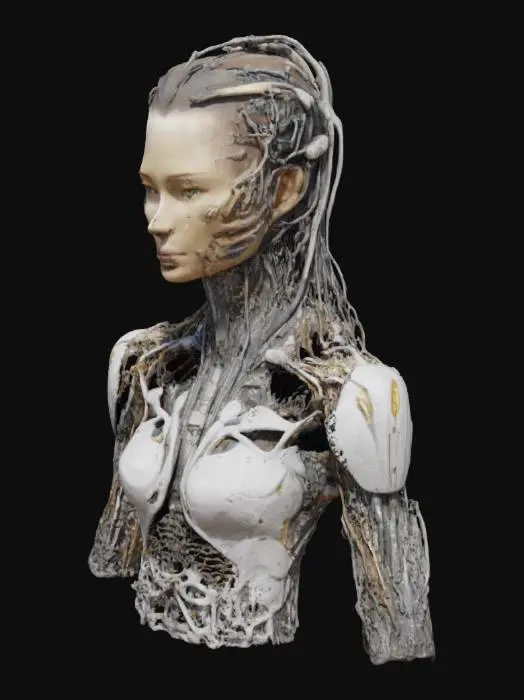 3D model for Cyborg Elegance
