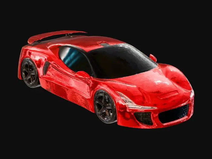 3D model for Custom supercar 1