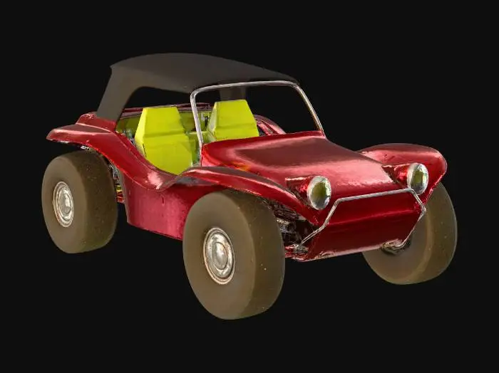 3D model for Beach Buggy 1960