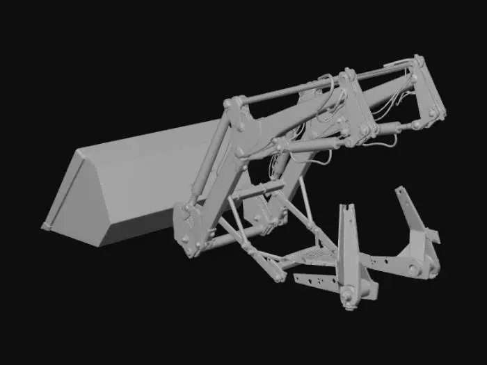 3D model for Front Loader Attachment