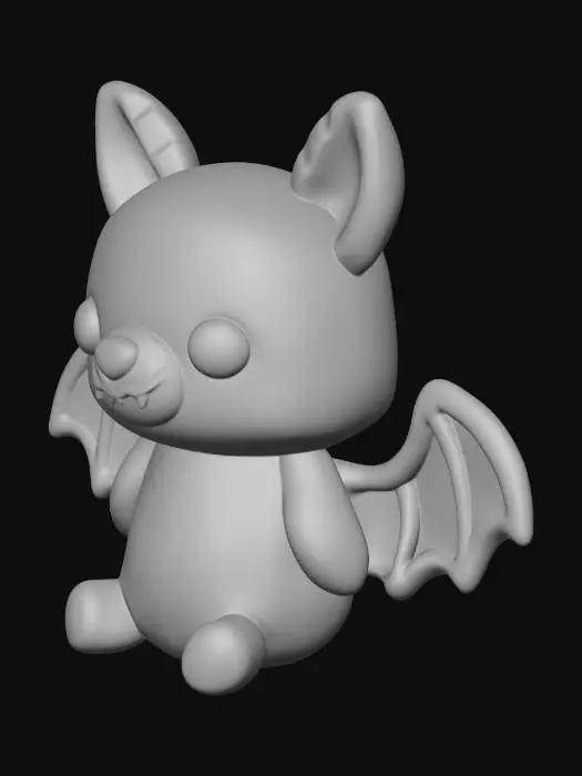 3D model for Amigurumi Bat Plush