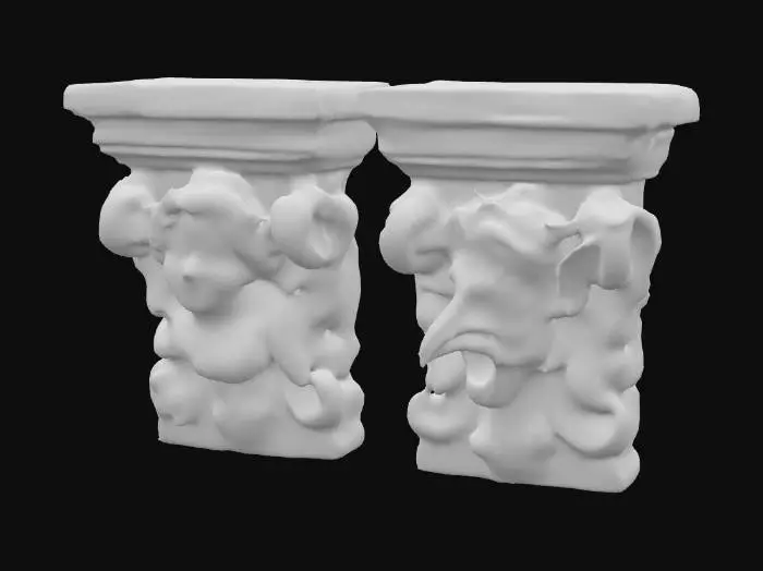 3D model for Contrasting Faces