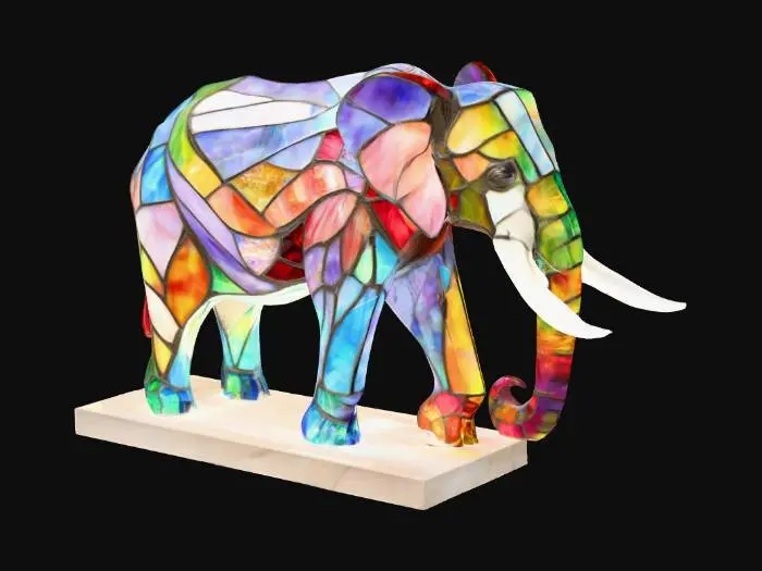 3D model for Prismatic Elephant